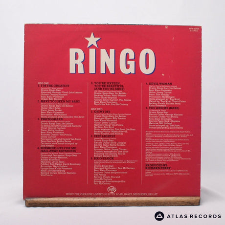 Ringo Starr - Ringo - Reissue LP Vinyl Record - VG+/VG+