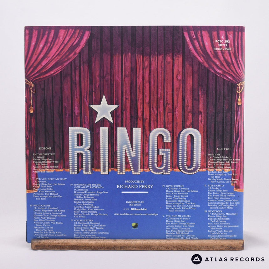 Ringo Starr - Ringo - Integral Booklet Gatefold -1 -3 LP Vinyl Record - VG+/EX