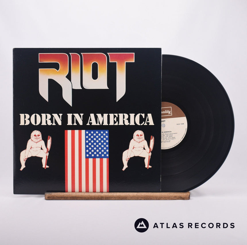 Riot Born In America LP Vinyl Record - Front Cover & Record