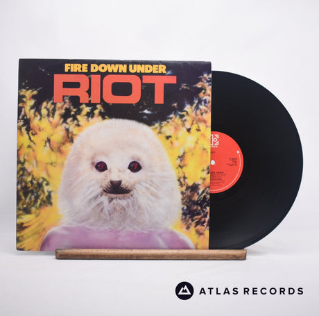 Riot Fire Down Under LP Vinyl Record - Front Cover & Record