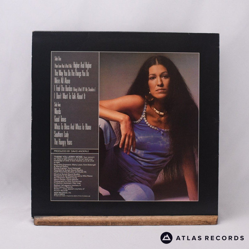 Rita Coolidge - Anytime... Anywhere - Lyric Sheet LP Vinyl Record - VG+/VG+