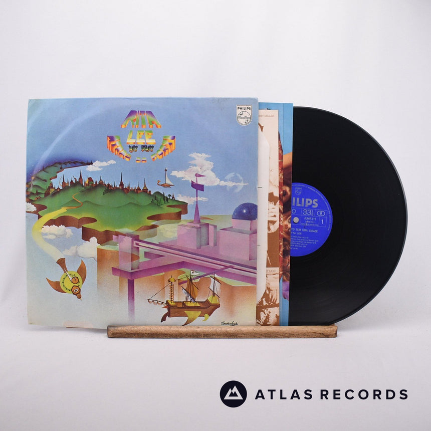 Rita Lee Atrás Do Porto Tem Uma Cidade LP Vinyl Record - Front Cover & Record