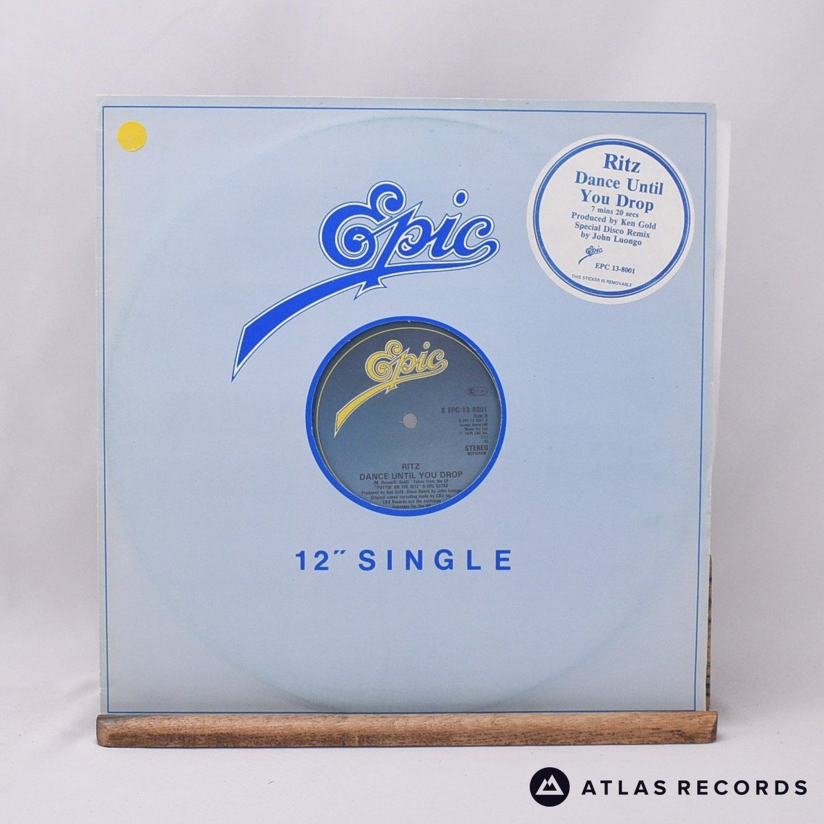 Ritz Dance Until You Drop 12" Vinyl Record - In Sleeve