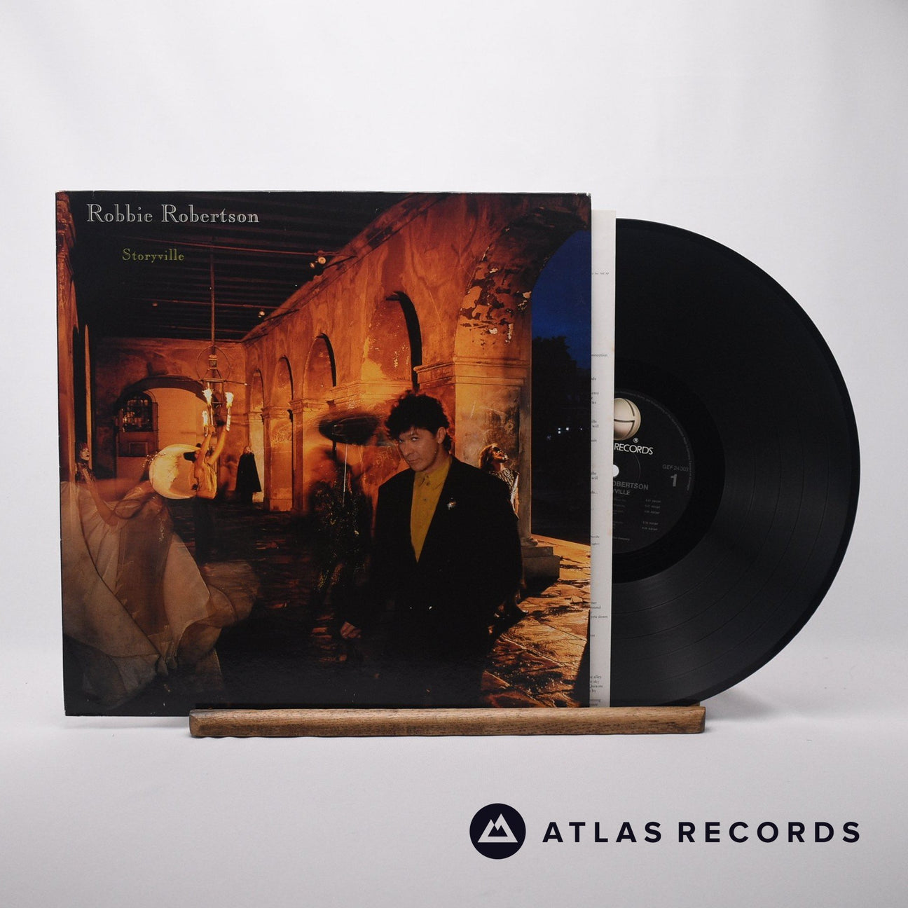 Robbie Robertson Storyville LP Vinyl Record - Front Cover & Record