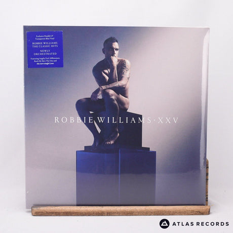 Robbie Williams XXV 2 x LP Vinyl Record - Front Cover & Record
