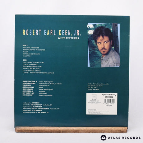 Robert Earl Keen - West Textures - Mpo A1 B1 LP Vinyl Record - EX/EX