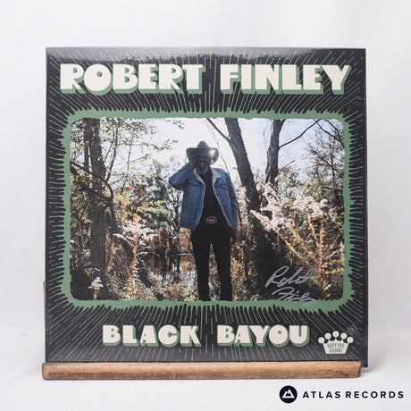 Robert Finley Black Bayou LP Vinyl Record - Front Cover & Record