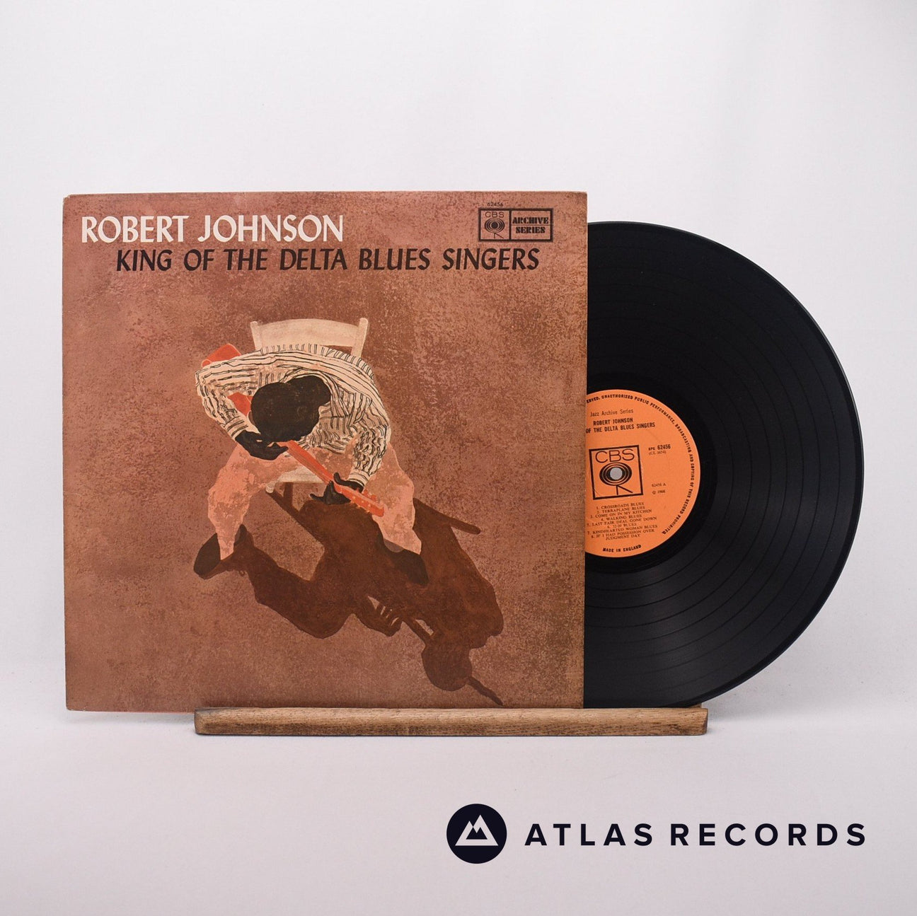 Robert Johnson King Of The Delta Blues Singers LP Vinyl Record - Front Cover & Record