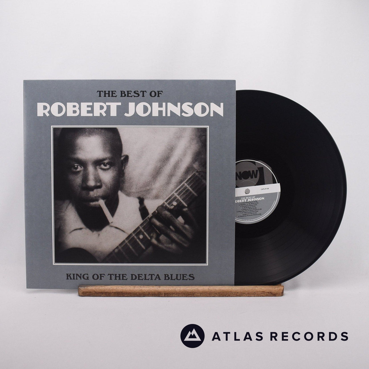 Robert Johnson The Best Of Robert Johnson: King Of The Delta Blues LP Vinyl Record - Front Cover & Record
