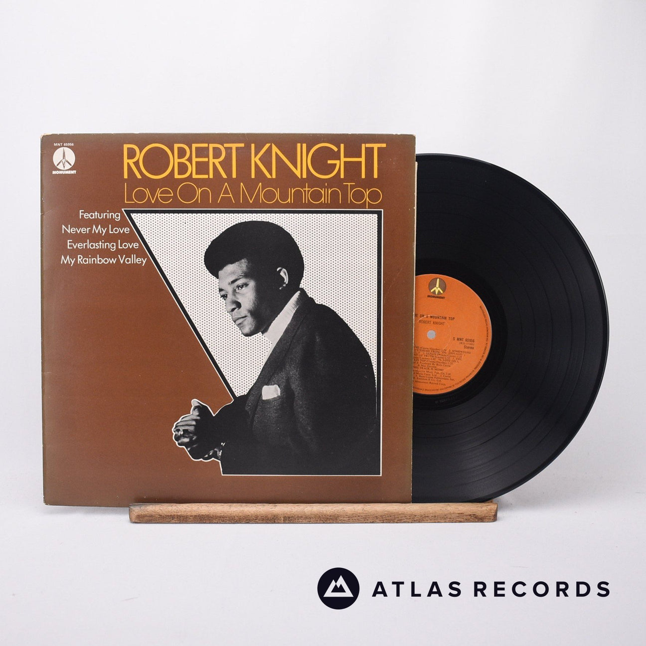 Robert Knight Love On A Mountain Top LP Vinyl Record - Front Cover & Record