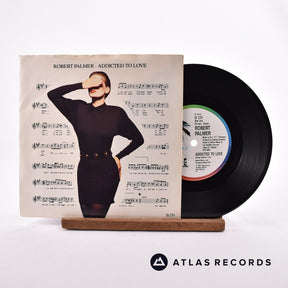 Robert Palmer Addicted To Love 7" Vinyl Record - Front Cover & Record