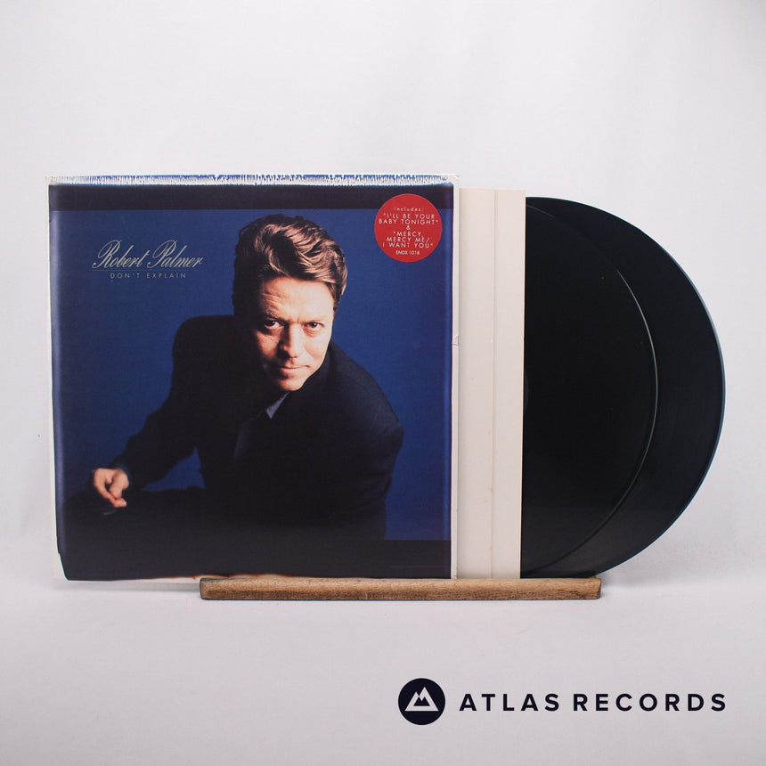 Robert Palmer Don't Explain 2 x LP Vinyl Record - Front Cover & Record