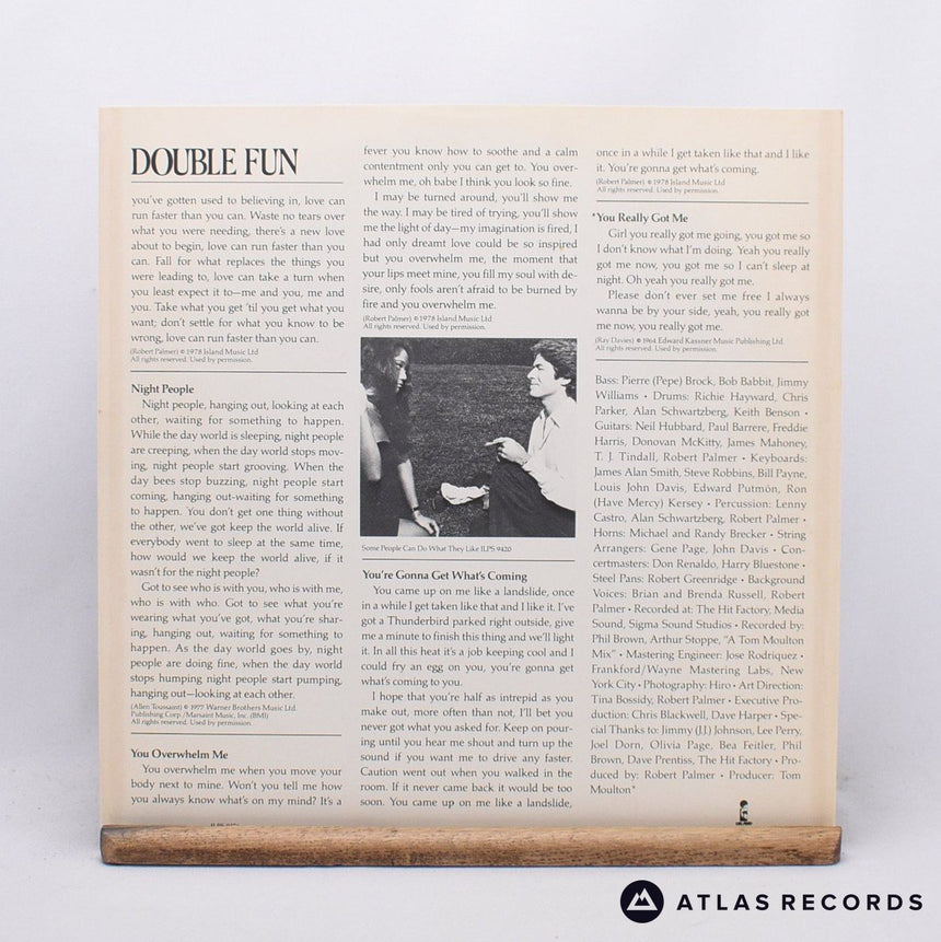 Robert Palmer - Double Fun - LP Vinyl Record - VG+/VG+