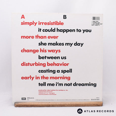 Robert Palmer - Heavy Nova - LP Vinyl Record - EX/EX