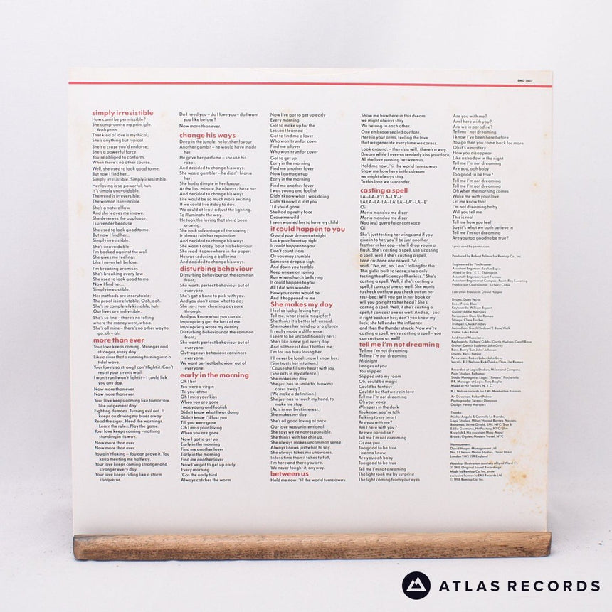 Robert Palmer - Heavy Nova - LP Vinyl Record - EX/EX