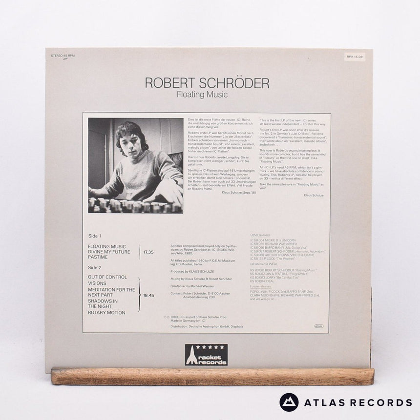 Robert Schröder - Floating Music - Reissue LP Vinyl Record - EX/EX