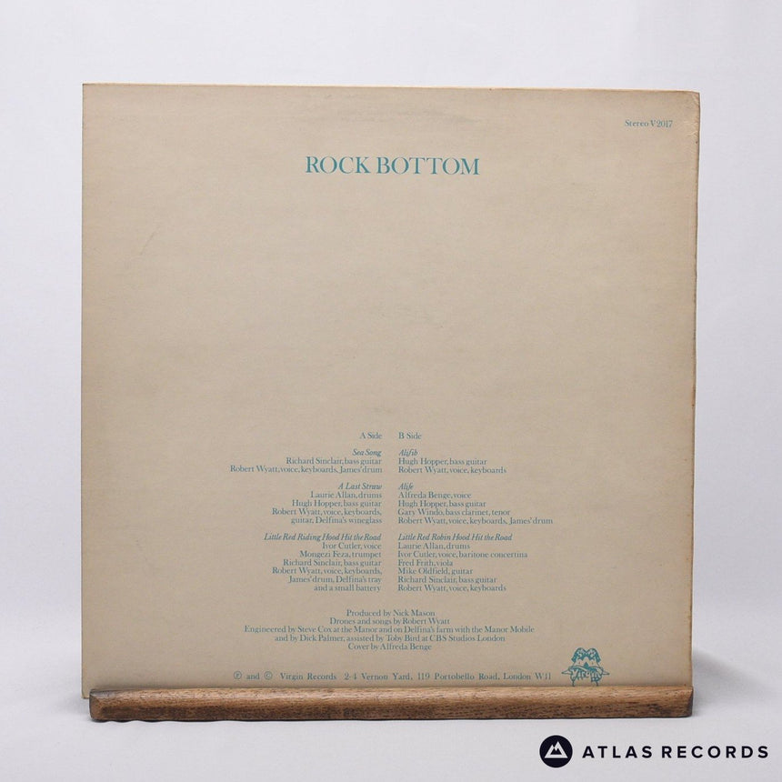 Robert Wyatt - Rock Bottom - First Uk Press LP Vinyl Record - VG+/EX