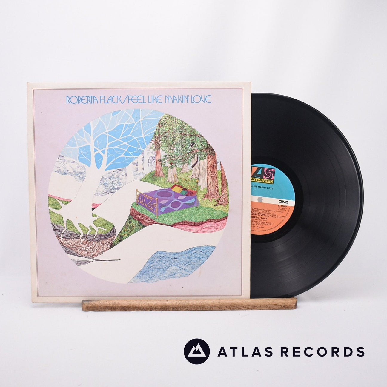 Roberta Flack Feel Like Makin' Love LP Vinyl Record - Front Cover & Record