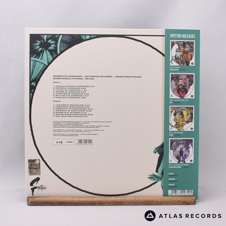 Roberto Conrado - Bass Modulations - Green LP Vinyl Record - NM/NM