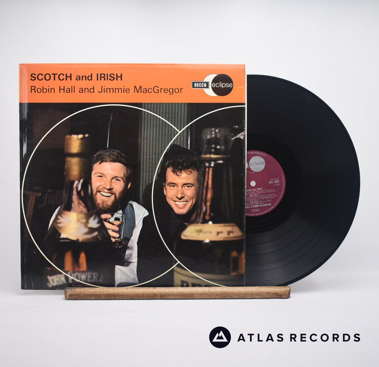 Robin Hall And Jimmie MacGregor Scotch & Irish LP Vinyl Record - Front Cover & Record