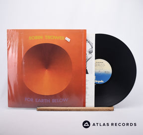 Robin Trower For Earth Below LP Vinyl Record - Front Cover & Record