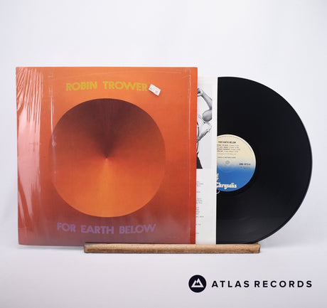 Robin Trower For Earth Below LP Vinyl Record - Front Cover & Record
