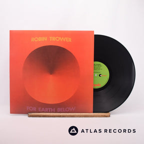 Robin Trower For Earth Below LP Vinyl Record - Front Cover & Record