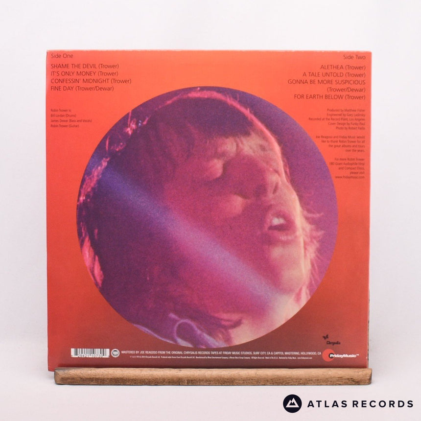 Robin Trower - For Earth Below - 180G Reissue -A -B LP Vinyl Record - NM/NM