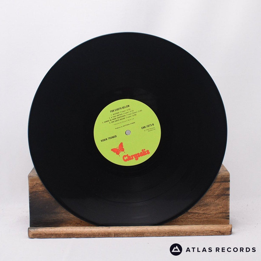 Robin Trower - For Earth Below - LP Vinyl Record - EX/EX