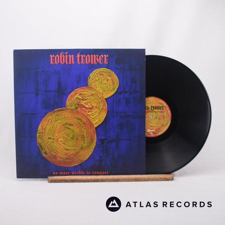 Robin Trower No More Worlds To Conquer LP Vinyl Record - Front Cover & Record