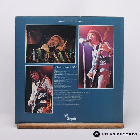 Robin Trower - Robin Trower Live! - LP Vinyl Record - VG+/EX