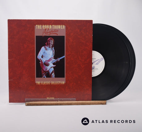 Robin Trower The Robin Trower Portfolio Double LP Vinyl Record - Front Cover & Record