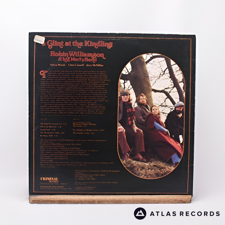 Robin Williamson & His Merry Band - A Glint At The Kindling - LP Vinyl Record