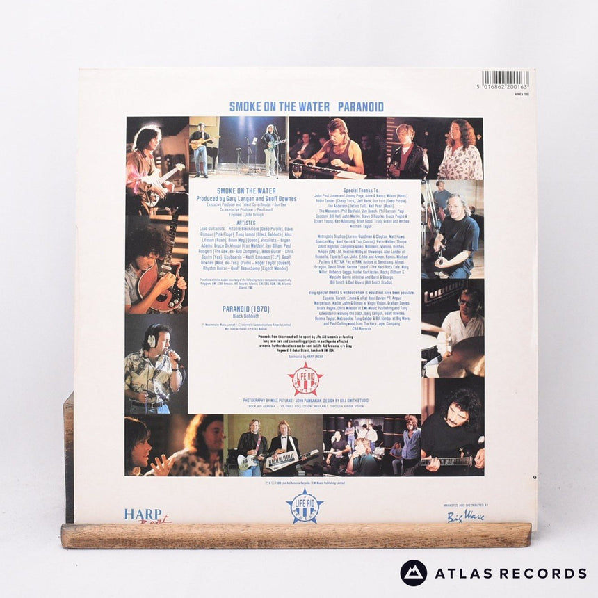 Rock Aid Armenia - Smoke On The Water - 12" Vinyl Record - VG+/VG+