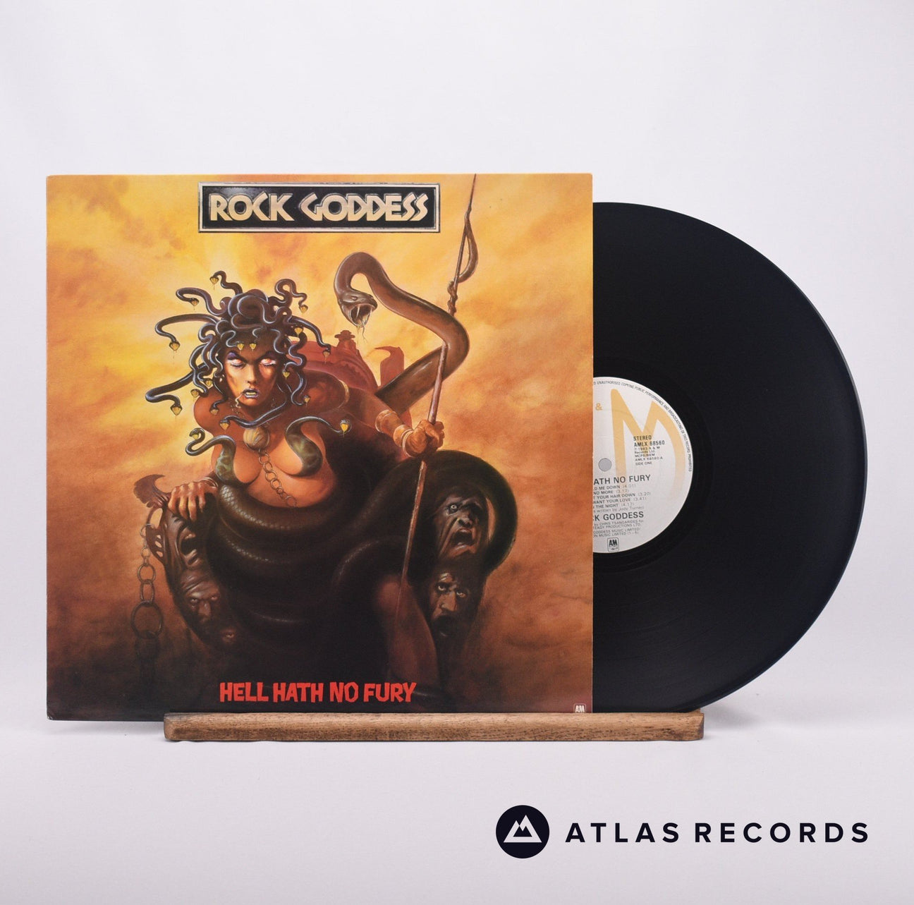 Rock Goddess Hell Hath No Fury LP Vinyl Record - Front Cover & Record