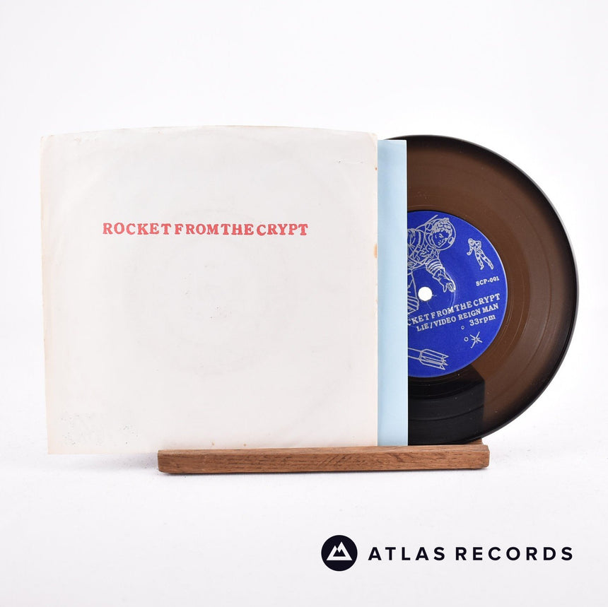 Rocket From The Crypt Ghetto-Box Rock 7" Vinyl Record - Front Cover & Record