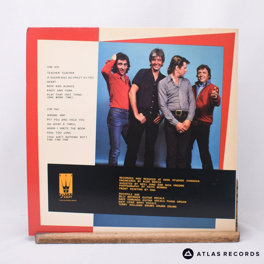 Rockpile - Seconds Of Pleasure - LP + 7" Vinyl Record - EX/EX