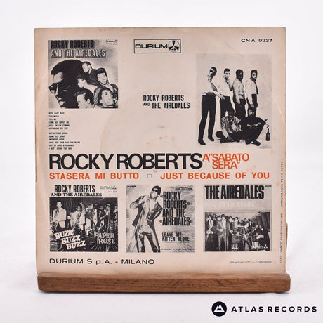 Rocky Roberts - Stasera Mi Butto - 7" Vinyl Record - VG+/VG+