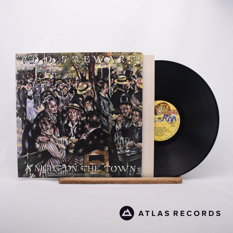 Rod Stewart A Night On The Town LP Vinyl Record - Front Cover & Record