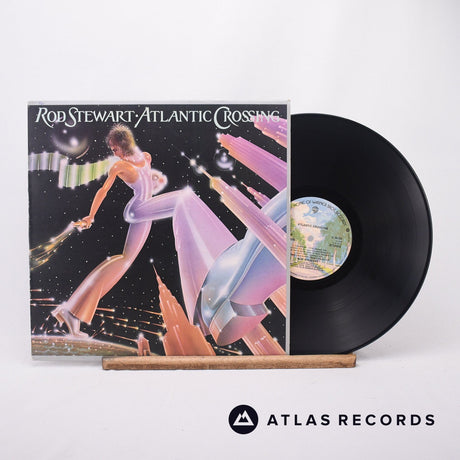 Rod Stewart Atlantic Crossing LP Vinyl Record - Front Cover & Record