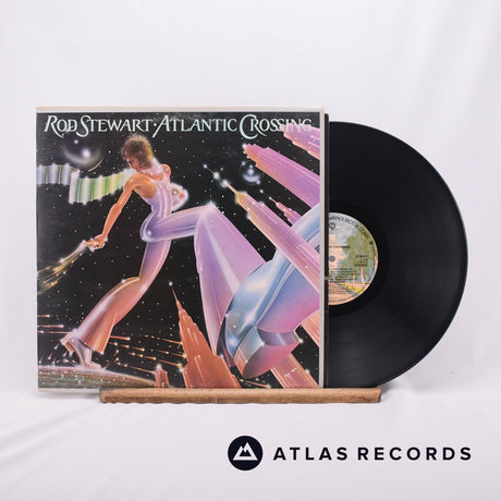 Rod Stewart Atlantic Crossing LP Vinyl Record - Front Cover & Record