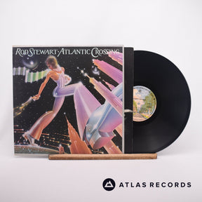 Rod Stewart Atlantic Crossing LP Vinyl Record - Front Cover & Record