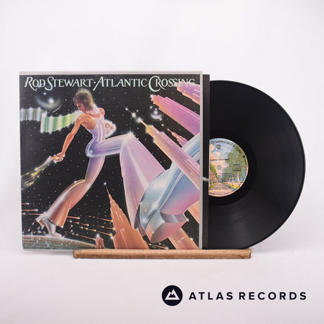 Rod Stewart Atlantic Crossing LP Vinyl Record - Front Cover & Record