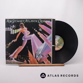 Rod Stewart Atlantic Crossing LP Vinyl Record - Front Cover & Record
