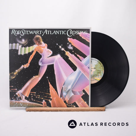 Rod Stewart Atlantic Crossing LP Vinyl Record - Front Cover & Record