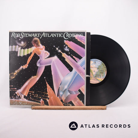 Rod Stewart Atlantic Crossing LP Vinyl Record - Front Cover & Record
