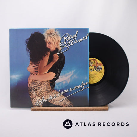 Rod Stewart Blondes Have More Fun LP Vinyl Record - Front Cover & Record