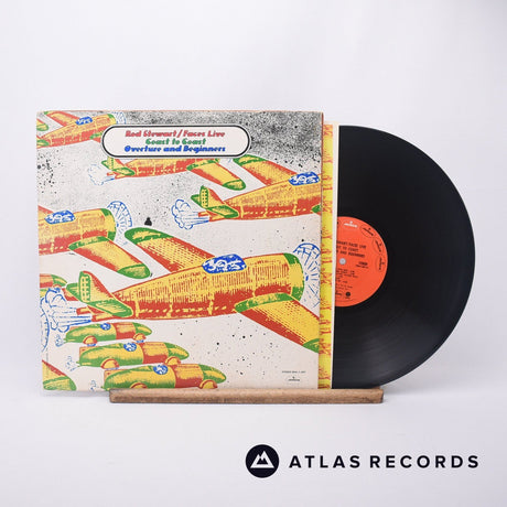 Rod Stewart Coast To Coast Overture And Beginners LP Vinyl Record - Front Cover & Record