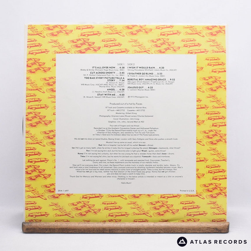 Rod Stewart - Coast To Coast Overture And Beginners - LP Vinyl Record - EX/EX