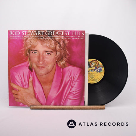 Rod Stewart Greatest Hits Vol. 1 LP Vinyl Record - Front Cover & Record